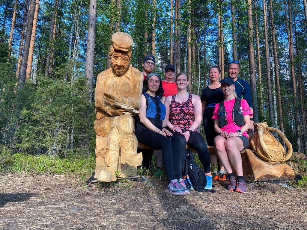 Lopen uupunut viestos Luutaharjulla